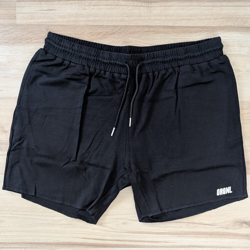 New in bag Original Fit Wear 5" Raw Edge Shorts Black 3XL